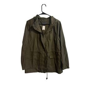 C'Esttoi Army Green Military Jacket 2014 Style Millenial Fashion NWT Women's 1XL